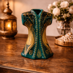 Ottique Kaftan Çini Vazo – El İşçiliği Dekoratif Vazo